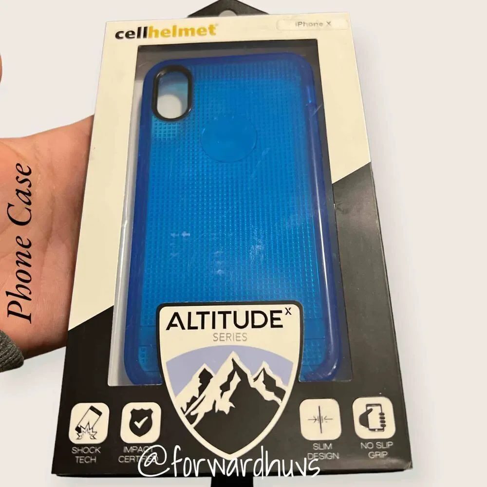 Cellhelmet Altitude X Series for iPhone X - BLUE NEW